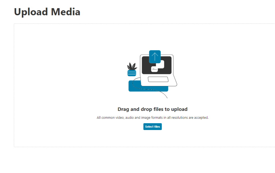 3 kaltura upload window