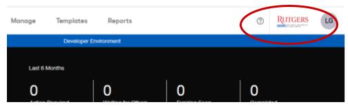 rutgers login view