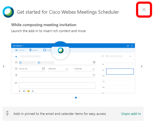 AddingtheCiscoWebexMeetingSchedulertoRutgersConnect 06