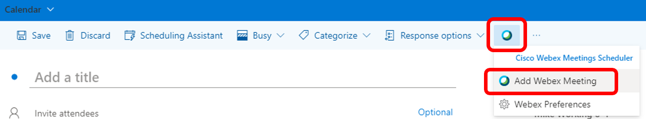 AddingtheCiscoWebexMeetingSchedulertoRutgersConnect 08