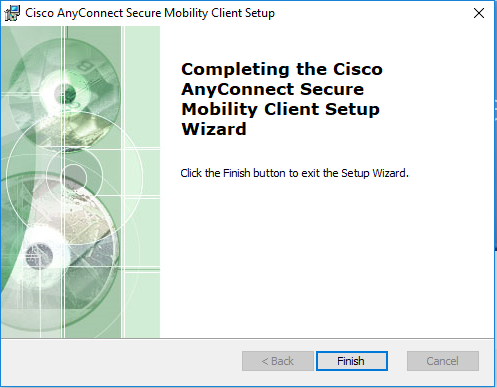 Installing Cisco AnyConnect VPN Windows 3