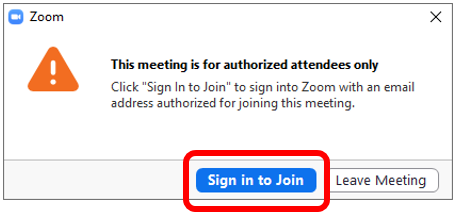 Logging into a Rutgers Zoom Meeting that Requires Authentication 01