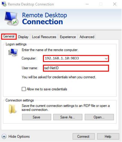 Remote Desktop Connection Windows via Remote Desktop Gateway 04