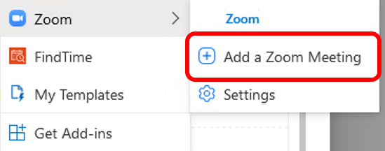 Scheduling Zoom Meetings in Rutgers Connect 04