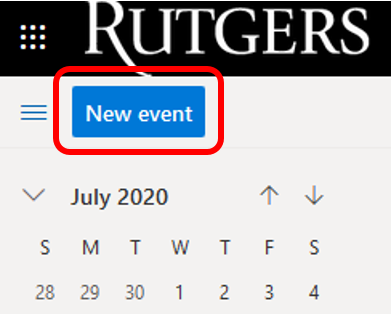 Scheduling Zoom Meetings on Behalf of Another User in Rutgers Connect 02