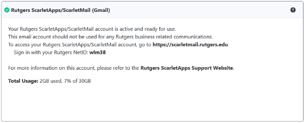ScarletMail Box on list of services