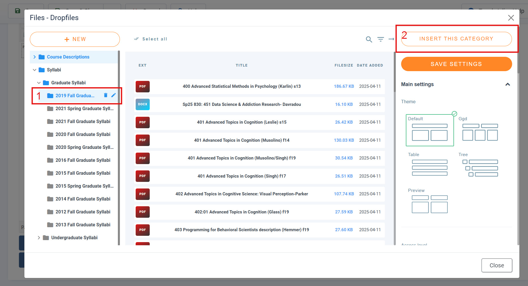 Add Dropfiles to Article 3