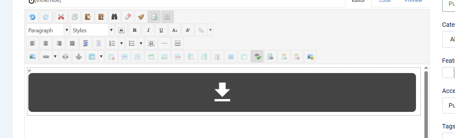 Add Dropfiles to Article 6