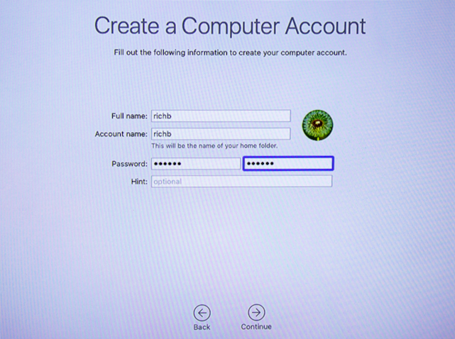 Step 05: Create a computer account 