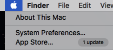 Apple Menu: System Preferences