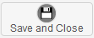 Chronoforms 5: Save and Close button
