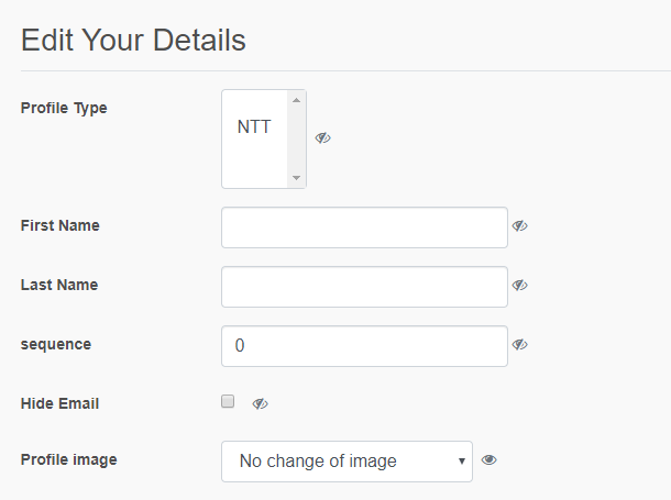 Community Builder: Edit your details