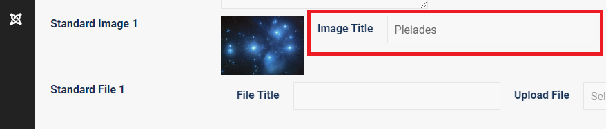 JEvents: "Image Title" field