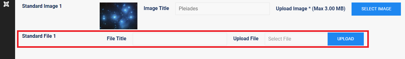 JEvents: "Standard file 1"