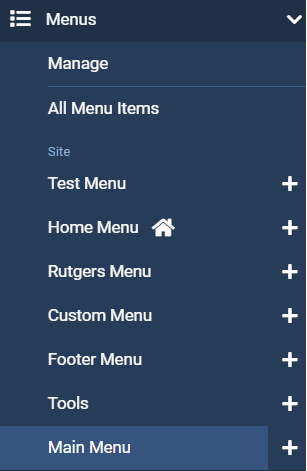 menu mainmenu
