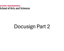 Docusign - Part 2 - Forms Workshop