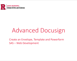 Docusign - Part 1 - Envelopes, Templates, Powerforms